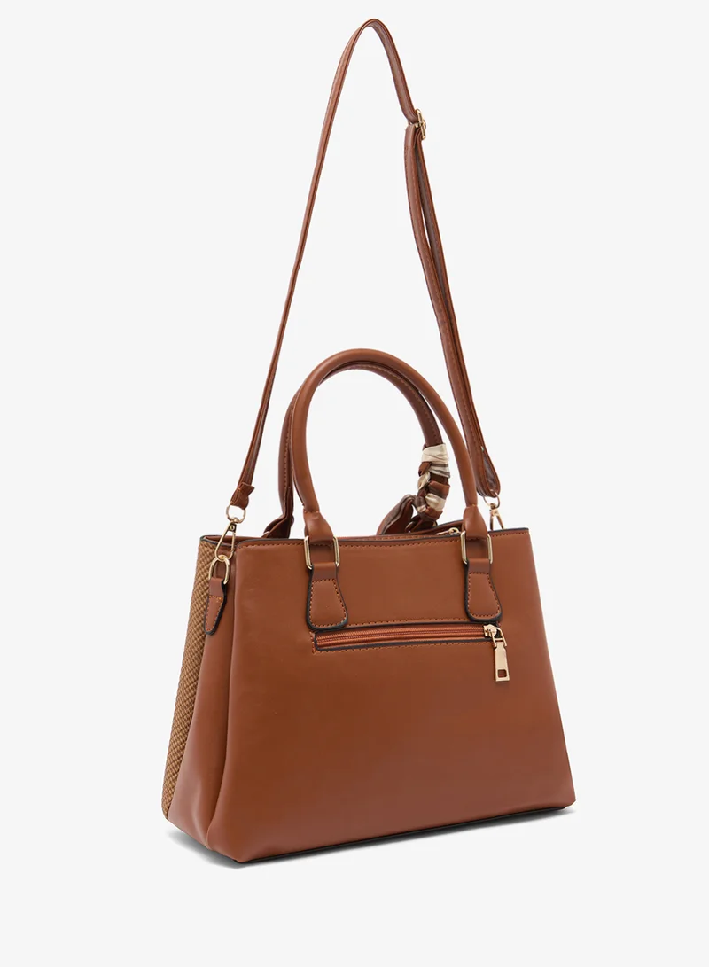 ايلا Top Handle Structured Satchel Bag